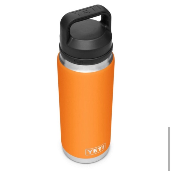 YETI KING CRAB ORANGE 26oz Rambler Bottle LIMITED EDITION Chug Cap Lid - Picture 4 of 4